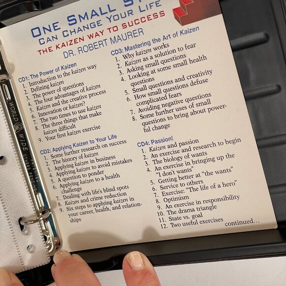 The Kaizen Way  To Success 8 CD Audio Book One Small Step Can Change Your Life B - Picture 13 of 13